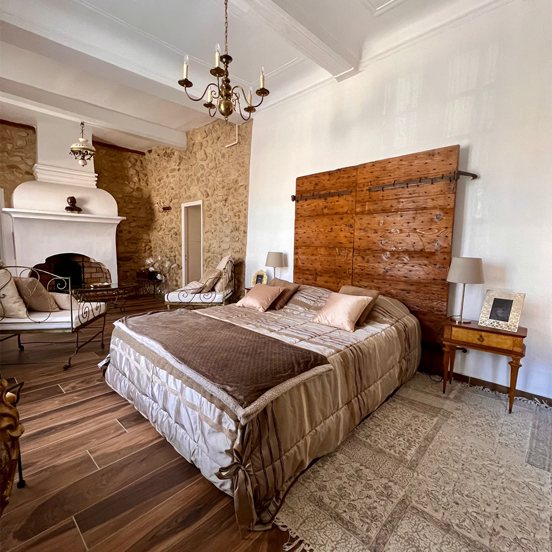chambre-domaine-regine-gite-en-provence Domaine Regine chambre rez de chaussee bastide en provence pour les vacances
